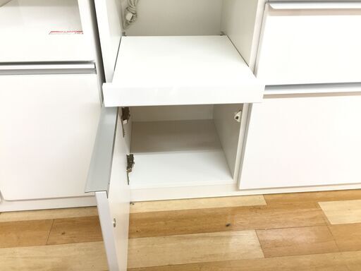 松田家具　2枚扉レンジボード　【トレファク岸和田店】