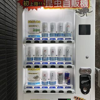 【昆虫自販機設置場所大募集】今流行りの食用昆虫！自販機を設置出来...