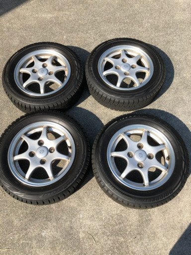 値下げしました‼️ カプチーノ純正ホイール、スタッドレス付