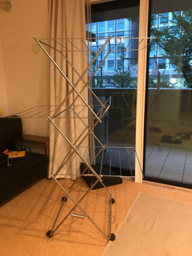 未使用新品 タワー型 室内物干しラック 大木製作所