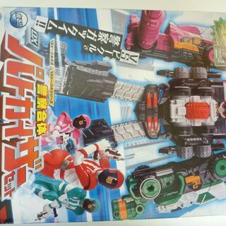 バンダイ　パトレンジャー警察合体パトガイザーセット　中古品の画像