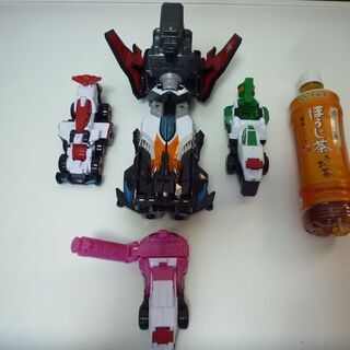 バンダイ　パトレンジャー警察合体パトガイザーセット　中古品の画像