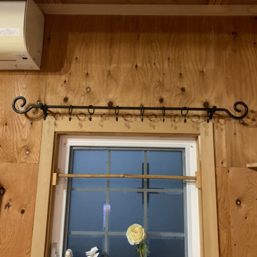 アイアンカーテンレール　2セット