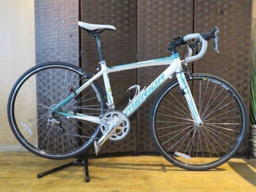 ■MERIDA RIDE メリダ ライド 901 44cmサイズ 20速 ホワイト シマノ 105 アルミフレーム ロードバイク 自転車 札幌発