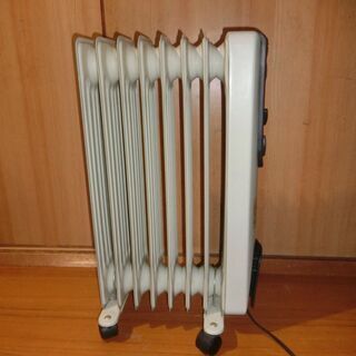 オイルヒーター：山善製の画像