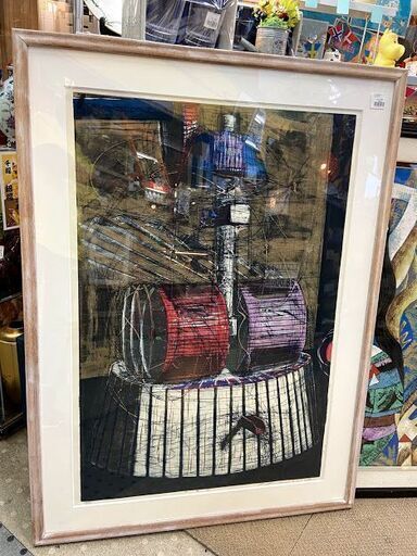 河内成幸　88年制作リトグラフ「理（Ｂ）」