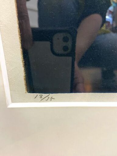 河内成幸　88年制作リトグラフ「理（Ｂ）」