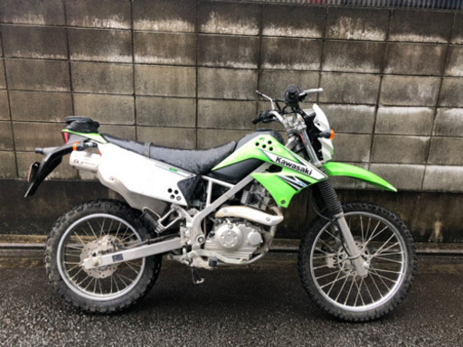 カワサキ　KLX125 林道　オフロード　京都市内