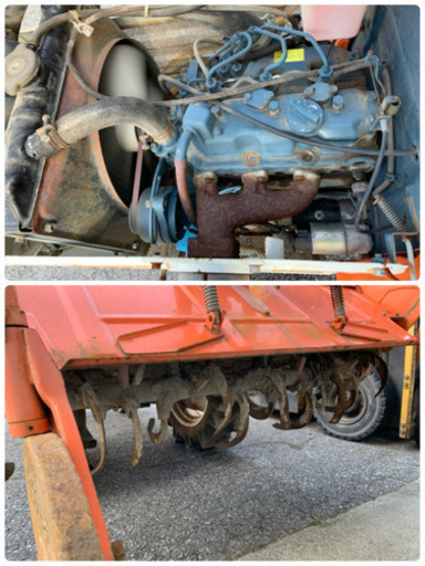 クボタ B1600 トラクター 完動 ロータリーつき 家庭菜園に　Kubota