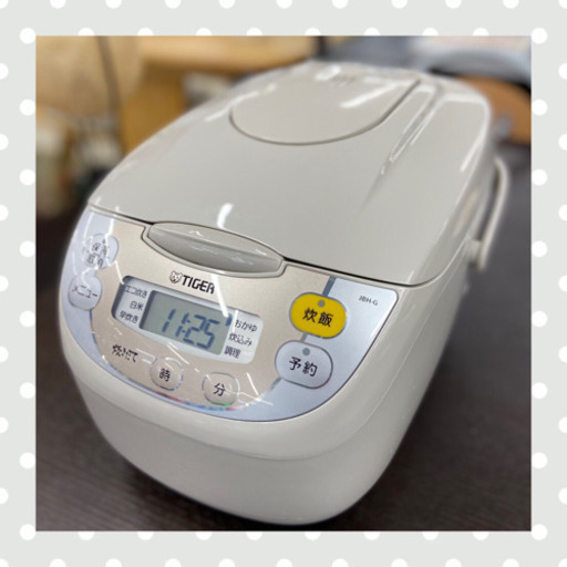 2/13TIGER/タイガー 炊飯器 JBH-G100 2016年製 5.5合炊き