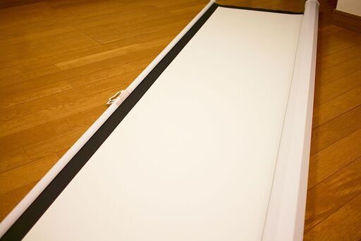 【美品】イーサプライ 100インチプロジェクタースクリーン(ワイドタイプ)