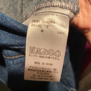 デニムワンピース（値下げ）の画像