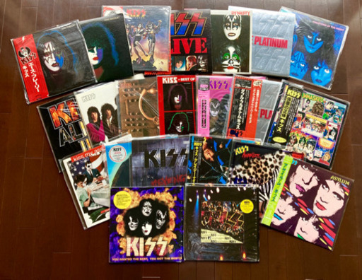 KISS LP　国内版と輸入盤の20作品セット