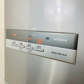 日立 HITACHI 5ドア自動製氷機能付き冷蔵庫 415L R-S42AM