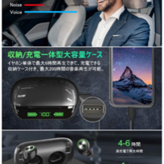 左右独立型　新品未使用　ワイヤレスイヤホンの画像