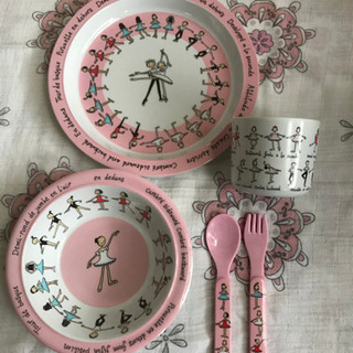 Tyrrell Katz London(ティレル カッツ　ロンドン) バレエ柄　ベビー＆キッズ用食器の画像