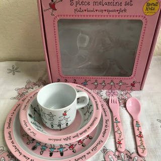 Tyrrell Katz London(ティレル カッツ　ロンドン) バレエ柄　ベビー＆キッズ用食器の画像