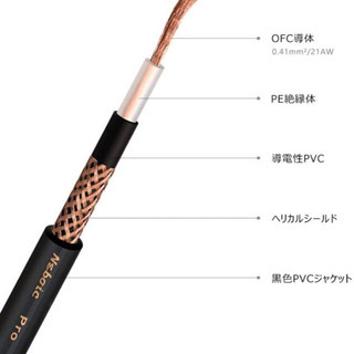 A118【新品未開封】Neboic ギターシールド 3m シールドケーブル 6.35mmステレオプラグ プロな楽器用ギターケーブル エレクトリックギター、ベース、キーボード、電子ドラムに対応 ストレート-L型プラグの画像