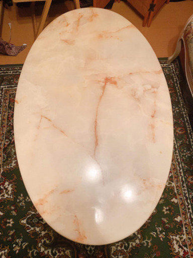 アンティーク　大理石　猫足テーブル　100×60×60 中古