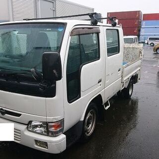 軽トラの価格で　超希少　Wキャブのパワーゲート付き　日産アトラス...