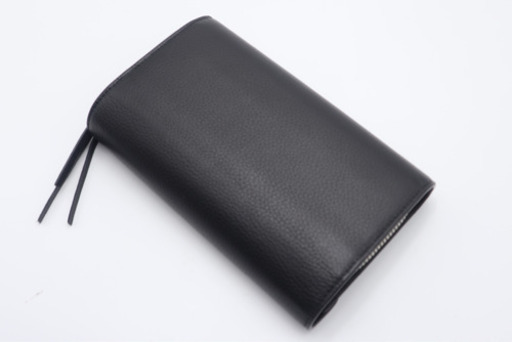 《BALENCIAGA/長財布》ブラック Sランク 未使用品 極美 ロゴ 箱 袋