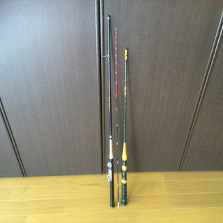 筏釣りの竿　2本