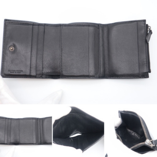 《BOTTEGA VENETA/イントレチャート 三つ折り財布》Aランク 極美品