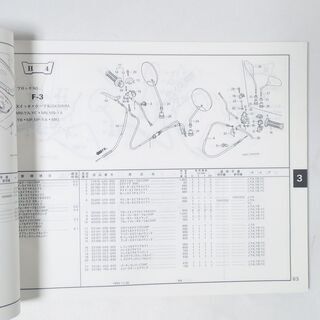 CA847 HONDA Dio パーツリスト 発行 H5/11月 10版 当時物 レアの画像