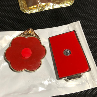 携帯アクセサリー★指輪入れ固定パーツ★3点セットの画像