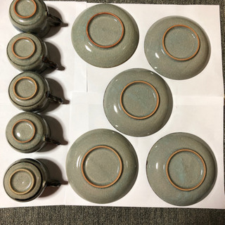 コーヒーカップ&皿　5客セット　長期間保管　の画像