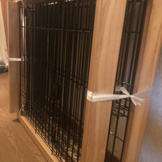 犬用 木製サークル（伸縮可 90-150 cm）の画像