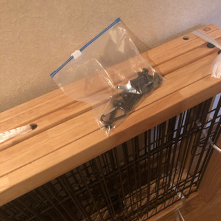 犬用 木製サークル（伸縮可 90-150 cm）の画像