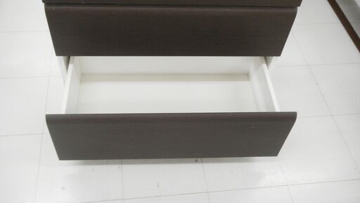 6段チェスト ニトリ 幅79.9×奥42.2×高134.7cm 茶系 収納家具 タンス 苫小牧西店