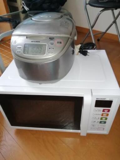 未使用電子レンジと炊飯器のセット　10月9日19時まで！