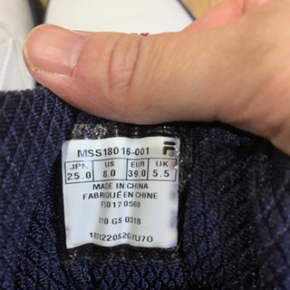 FILA 25センチ　美品の画像