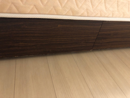 大塚家具　ダブルベット　ダブルベッド　定価10万　天然木素材のヘッド