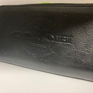 COACH メンズ ラウンドジッパー 長財布