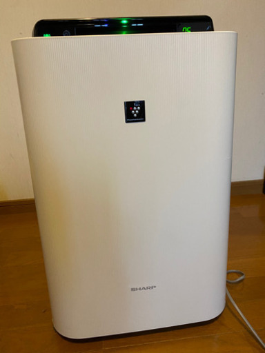 2018年製！シャープ 加湿 空気清浄機 プラズマクラスター 7000 スタンダード 13畳 / 空気清浄 23畳 ホワイト KC-H50-W(1007c)