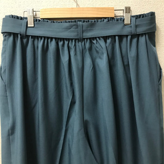 62. 新品タグ付き　プラスサイズ　ベルト付き　ズボン　ボトムス　パンツ　の画像
