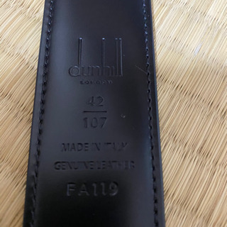 dunhillメンズベルトの画像