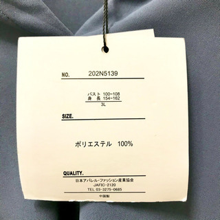 61. 新品タグ付き　プラスサイズ　オーバーサイズ　カラーブラウス　カットソーの画像