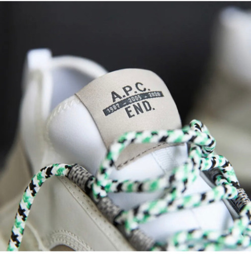 【新品未開封】END × APC Run Around Sneaker UK9
