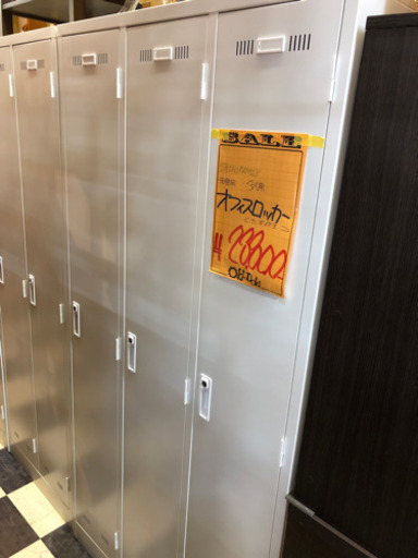 未使用3人用ロッカー　鍵付き　セイコー ファミリー