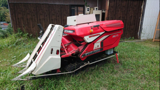 三菱レセルダＭＣ_11   2条刈り  袋とり。325H。一部修理必要
