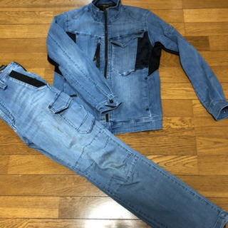 フィールドコア 作業着 デニムセットアップ