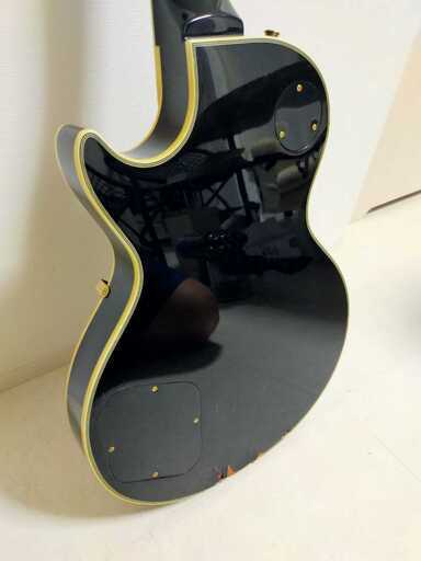 【全国ＯＫ】BURNY　RLC-55ブラックビューティ　レスポールカスタム　黒