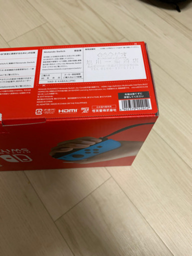 【新品未開封】Nintendo Switch 新型(ニンテンドースイッチ) Joy-Con(L) ネオンブルー/(R) ネオンレッド(バッテリー持続時間が長くなったモデル)