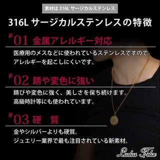 【新品】【選べる3色】ネックレス メンズ ジュエリーボックス付き メンズネックレス プレイングハンズ チカーノ HIPHOP メキシコギャング サージカル ステンレス アクセサリーの画像
