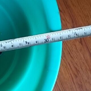 レトロ花柄　洗いおけの画像