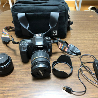 キャノン　eos80d ＋　タムロンレンズ　+ レンズ